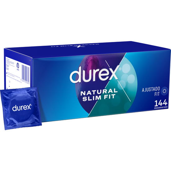 Durex Natural Slim Fit Preservativos 144 Uds