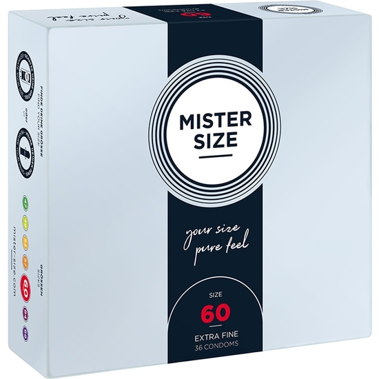 MISTER SIZE 60 (36 PACK) - EXTRAFINO MISTER SIZE