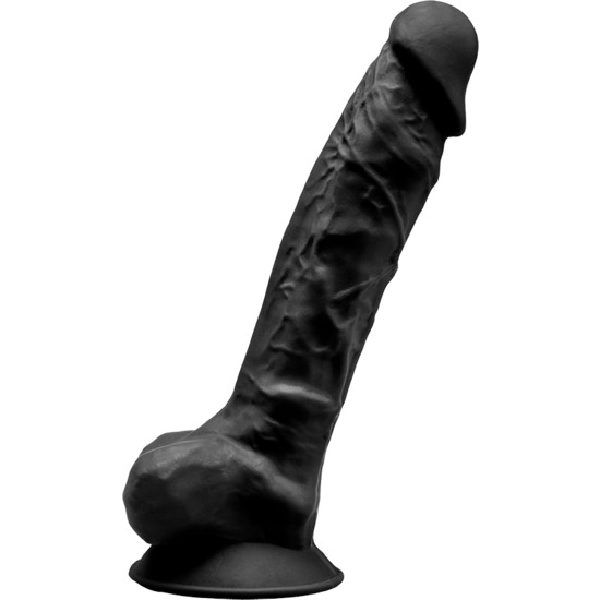 Silexd Modelo 1 - Pene Realístico 23cm - Negro