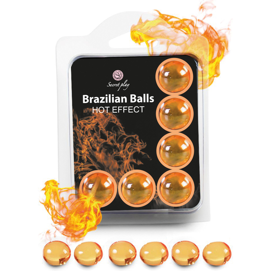 SECRET PLAY SET 6 BRAZILIAN BALLS EFECTO CALOR SECRET PLAY