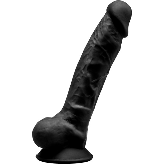 Silexd Modelo 1 - Pene Realístico 17,75cm - Negro