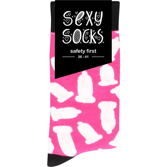 SEXY SOCKS - SAFETY FIRST
