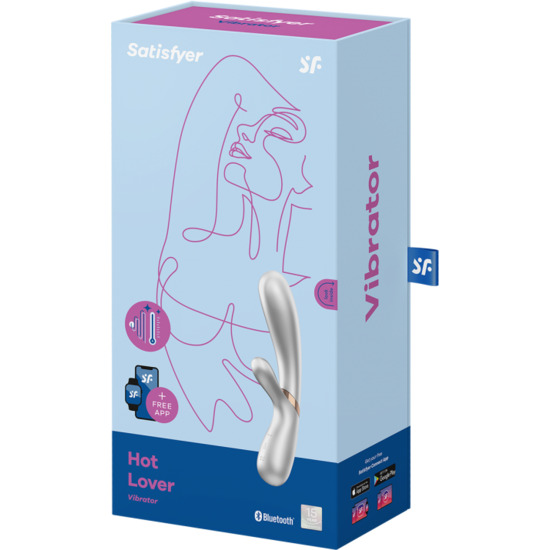 SATISFYER HOT LOVER SILVER/CHAMPAGNE CON APP