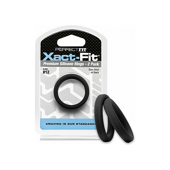 Xact-fit Pack De 2 Anillos De Silicona 12,8cm - Negro